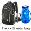 Black and 2L water