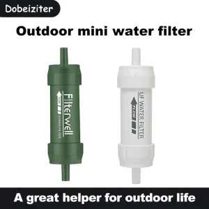 Westtune Outdoor Mini Water Filter Straw Camping Purification Portable Hiking Purifier for Survival or Emergency Supplies
